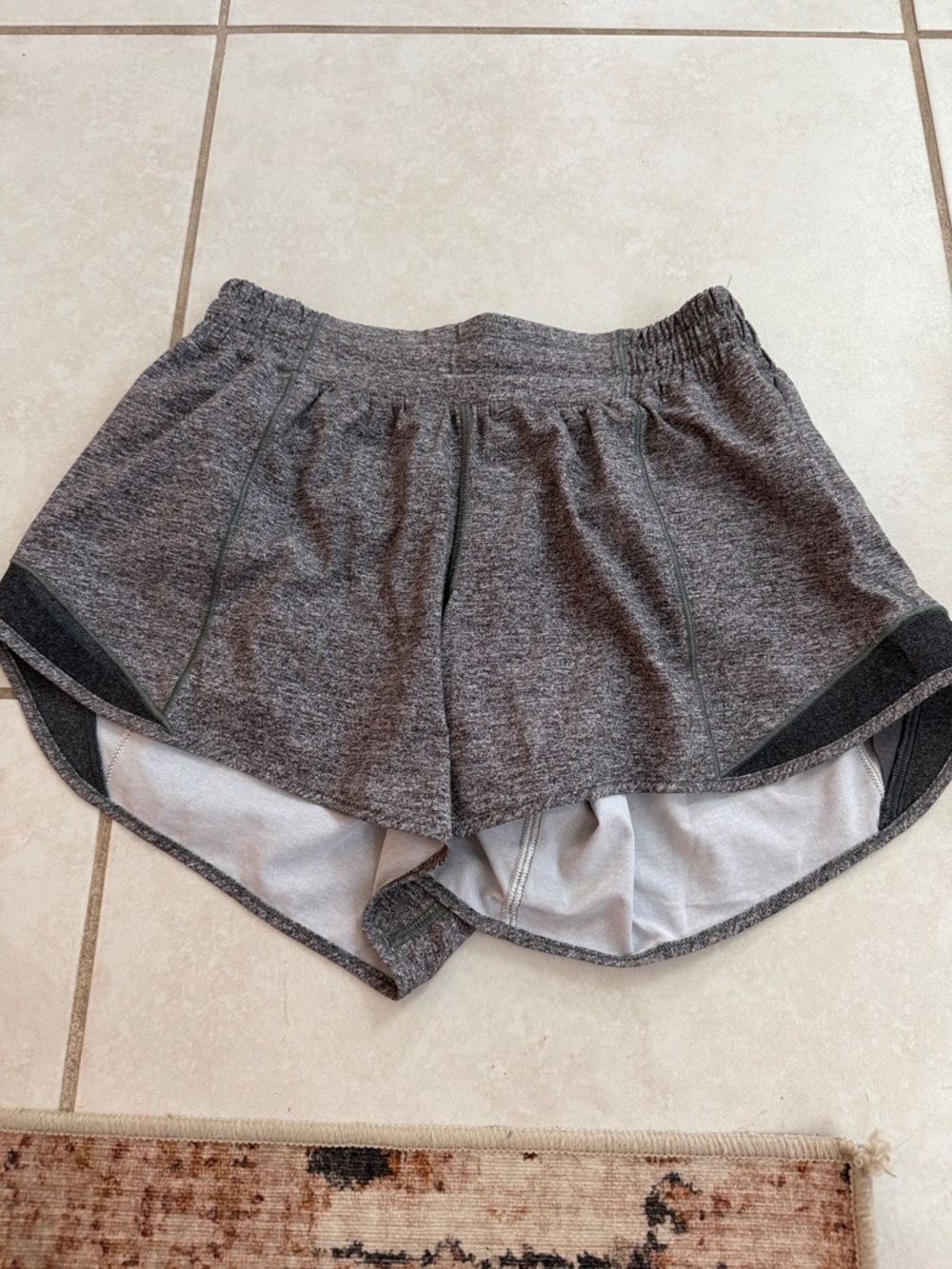 lululemon athletica Gray Running Shorts
